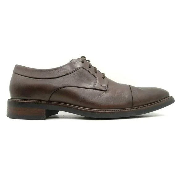 Cole Haan | Shoes | Cole Haan Grand Os Brown Leather Cap Toe 